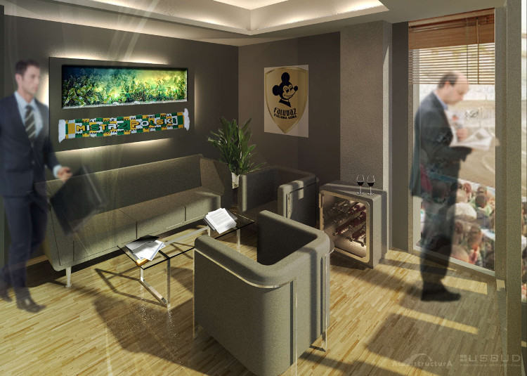 Loża VIP stadionu „Falubaz”