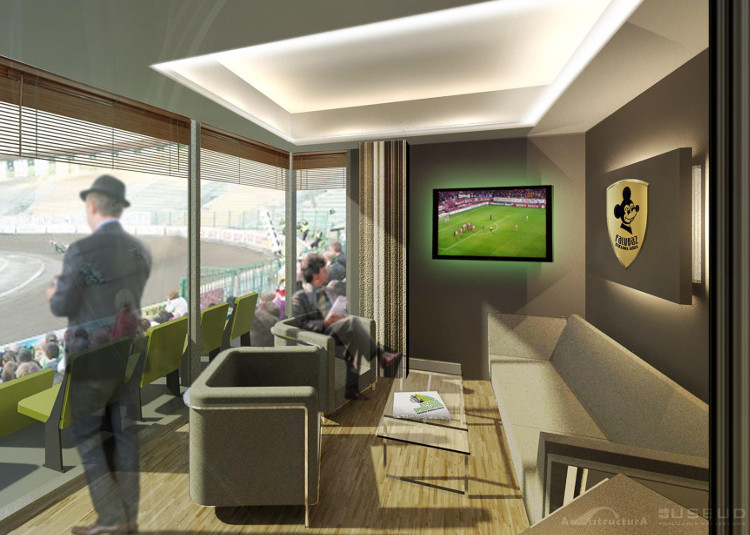 Loża VIP stadionu „Falubaz”
